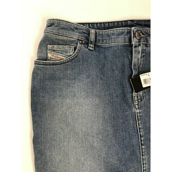 Diesel Womens R- Modung Blue Denim Skirt - Picture 12 of 12